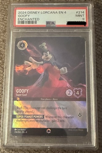 Goofy - Super Goof graded PSA 9 for sale on eBay