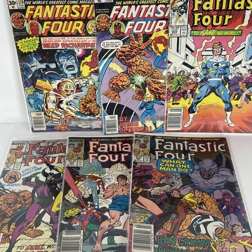 Fantastic Four Volume One Vintage Comic Lot of 5 #179-328 Marvel Comics