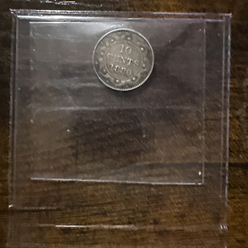 1880 Newfoundland Ten Cents 10C - ICCS VF20 C6 - Bild 2 von 4