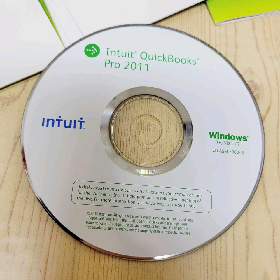 INTUIT QUICKBOOSK PRO 2011 - Windows - Includes License & Product Key - Image 4 of 4
