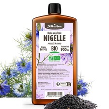 Huile de NIGELLE Bio 900 ml Natureen | Pure, Naturelle et Pressée à froid ...