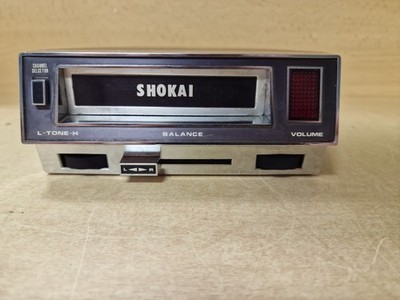 Shokai 707 Vintage 8 Track Car Radio Stereo Cassette Auto Audio *As is*