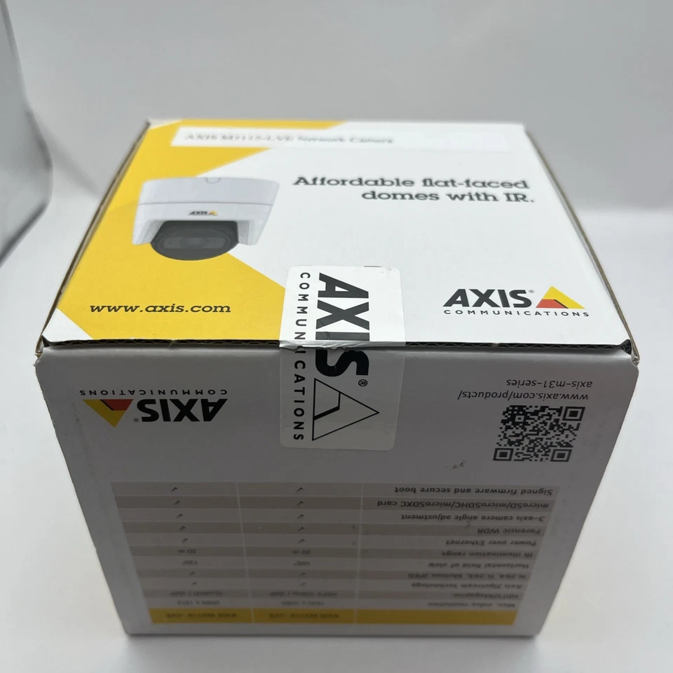 AXIS M3115-LVE Network Camera 01604-001 Indoor/Outdoor flat-faced 1080p dome - Image 3 of 4