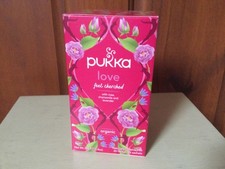 Pukka Tea Love Organic Herbal 20 Teabags - Rose, Chamomile, Lavender BB08/28