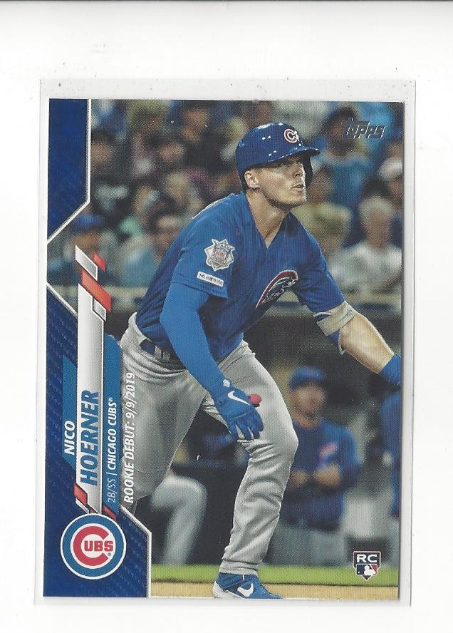 2020 Topps Update Walmart Royal Blue #U251 Nico Hoerner RC Rookie Cubs