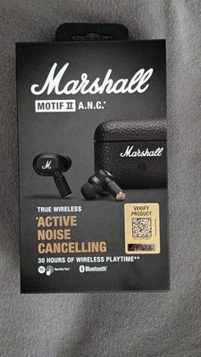 MARSHALL Motif II A.N.C- True Wireless  In-ear Kopfhörer - Bluetooth Schwarz