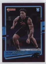 2020 Panini Donruss Season Stat Line 6/9 Yetur Gross-Matos #263 Rookie RC 08gc