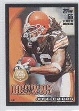 2010 Topps All Pro Team Black 43/55 Josh Cribbs #343 0a1
