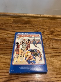 Intellivision Lot Of 4 Sports Games NBA BASKETBALL, NFL FOOTBALL, MLB + Soccer