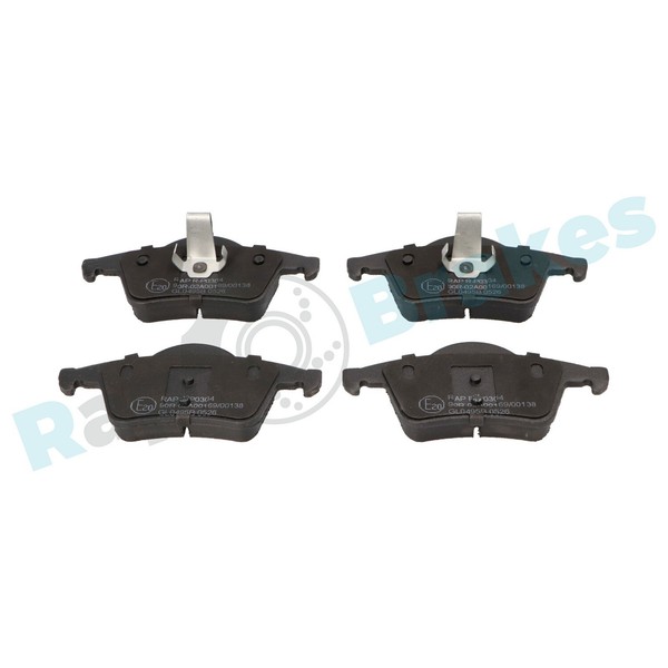 Bremsbelagsatz Scheibenbremse RAP Brakes R-P0304 FüR Volvo S80 1 184 V70 2 285-image
