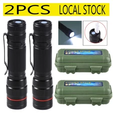350000000 Lumen Super Bright LED Tactical Flashlight Rechargeable LED Work Light