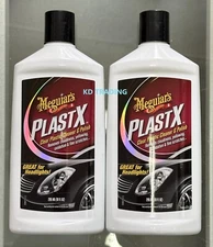 (2-Pack) Meguiar's PlastX Clear Plastic Cleaner & Polish 10 oz