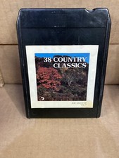 38 Country Classics Volume 1, 8-Track Cassette Tape