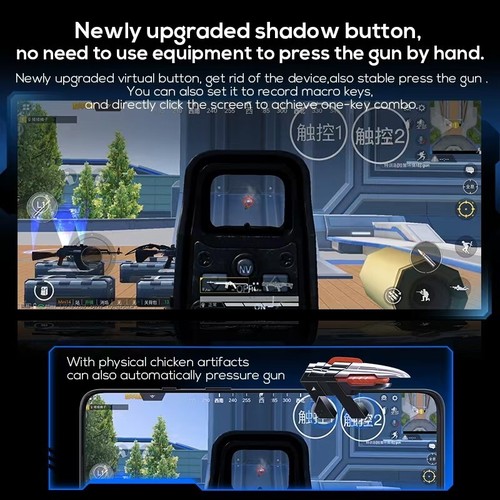 for Android-iOS phone Durable Mobile Game Joystick with Shadow button function - Picture 5 of 10