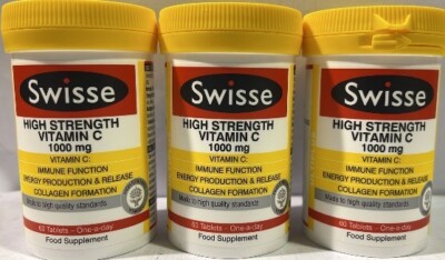 Swisse Immun + Holunder High Vitamin C, ZINK, KUPFER, MAGNESIUM Tablette 3er Pack