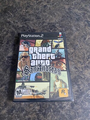 Grand Theft Auto: San Andreas PS2 BRAND NEW SEALED BLACK LABEL READY FOR GRADING