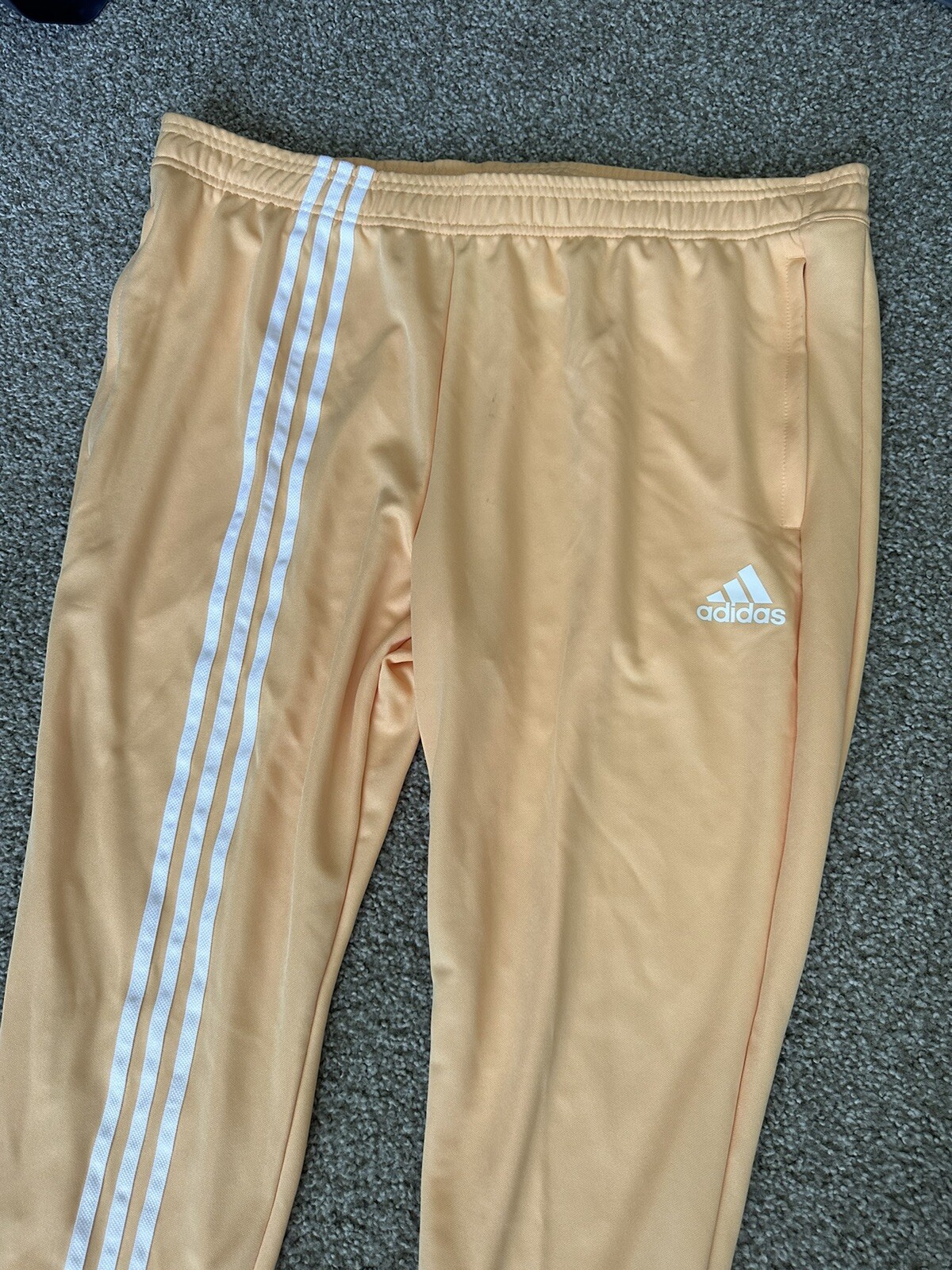 Adidas Men's Tiro Disrupted Stripes Track Pants HN3286 Orange Size 2XL