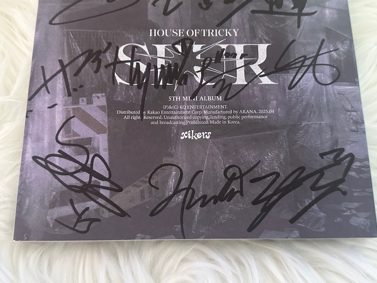 Xikers - ALL MEMBER Signed PROMO ALBUM | eBay