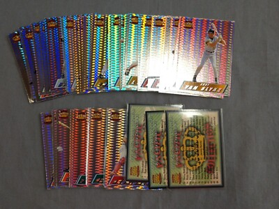#ad 1995 Pacific Prisms Baseball Base and Team Logos Pick A Card $1.00