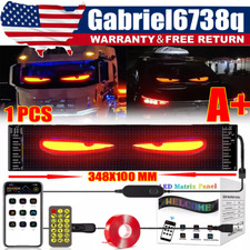 Devil Eyes Light For Car - Led Display Screen Diy Truck Windshield Eyes Lights