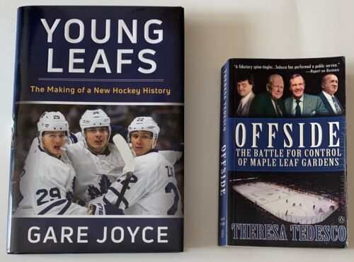 Toronto Maple Leafs NHL Hockey Books - Offside (1998) & Young Leafs (2017) - Zdjęcie 1 z 8
