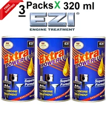 EZI Extra Power Lube Blue Superior Formula Engine Treatment Oil (3 Packs X326ml)