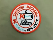 Certified Mechanic K Mart Auto Embroidered Iron On Patch