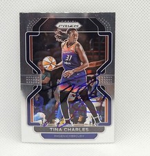 TINA CHARLES AUTOGRAPH SIGNED 2022 PANINI PRIZM WNBA CARD PHOENIX MERCURY #106