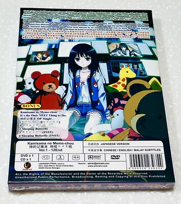 DVD Kamisama no Memochou Heaven's Memo Pad TV 1-12 End English SUB All  Region