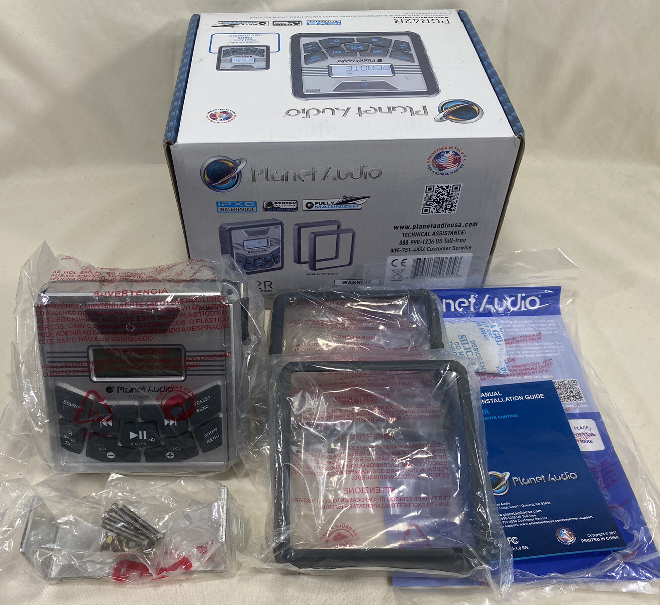 NEW PLANET AUDIO PGR42R Wired Remote Control for PGR45B Marine Digital Receiver