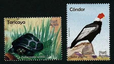 Peru 2017 Condor Turtle Condor Turtle Animals Animals Bird MNH