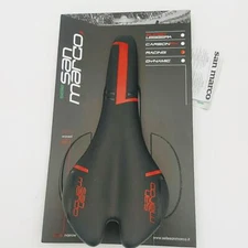 Selle San Marco Aspide Racing Saddle 277mmX132mm Narrow XSILITE Rail "Black/Red"
