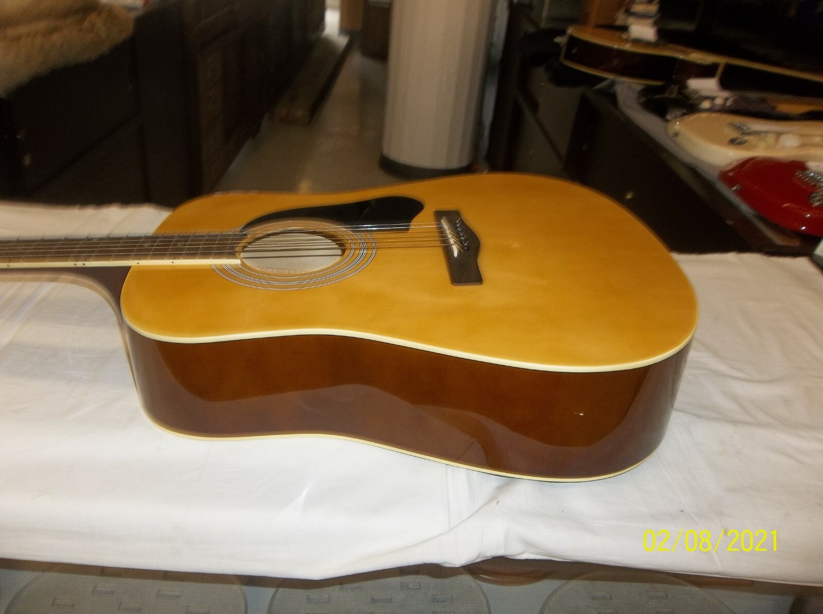 Silvertone Pro Series Acoustic Guitar with gig bag eBay