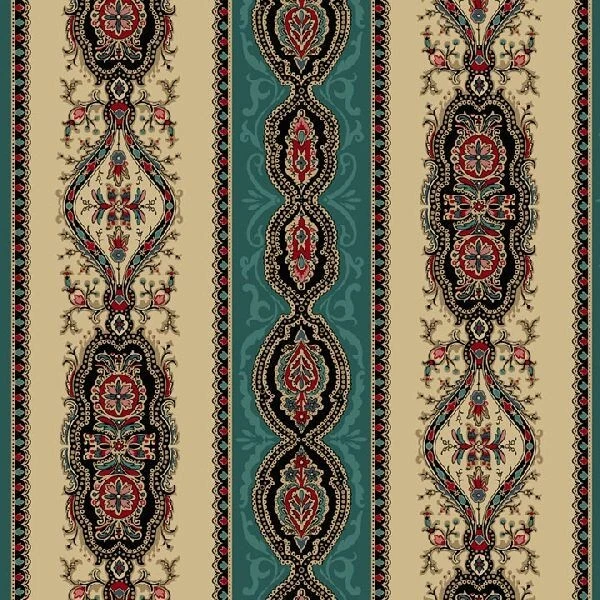 1800's Reproduction Elegant Estate Judie Rothermel Marcus Fabrics Teal 1184