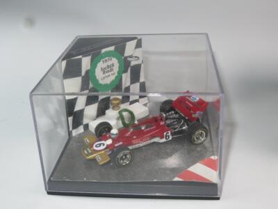 Miniature Quartzo Lotus 72C N°6 Jochen Rindt - GP France 1970 - Echelle 1/43