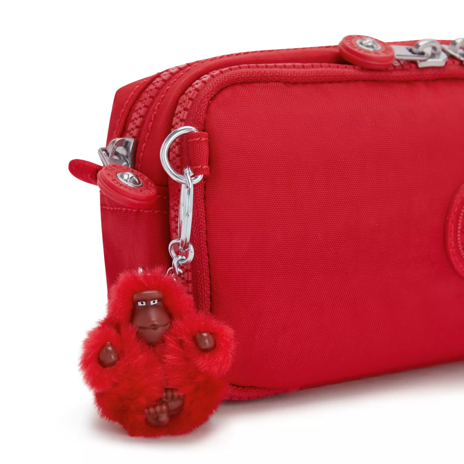 Kipling Chap Pencil Case Cool Camo Grey (red pic for style only) PN7374
