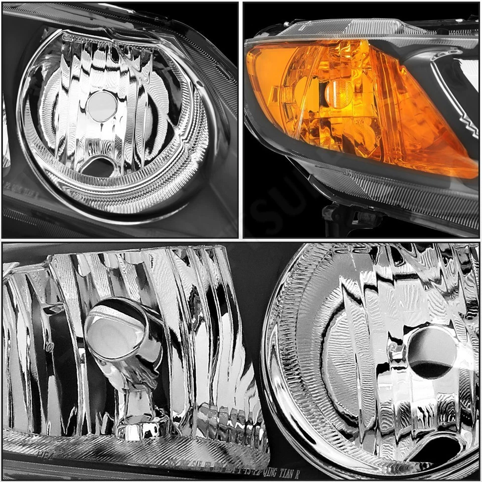 Conjunto de faros para Honda Civic 2006-2011 sedán 4 puertas conductor + lados pasajero Foto 3 de 4