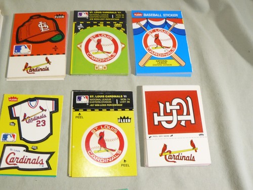 Lot of 151 Vtg. Fleer St. Louis Cardinals Baseball Stickers - Puzzles, Fun Facts - Picture 4 of 8