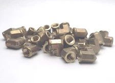 Lot of 20 Midland 28009 90 Degree Forged Brass Elbow, 1/8" NPTF Female Thread