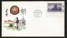 #950  3c Utah Centennial - 1st Americover Cachet FDC
