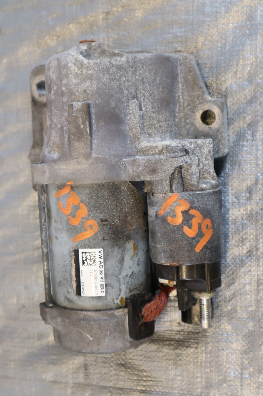 2014 AUDI R8 V8 QUATTRO AWD 4.2L V8 OEM ENGINE STARTER MOTOR UNIT #1339