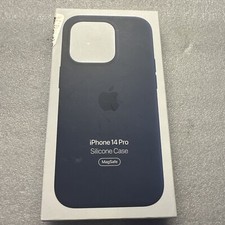 Apple Silicone Case with MagSafe for iPhone 14 Pro Only - Storm Blue