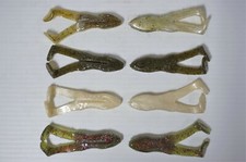 5 Packs - 3.5" Strike King Shaw's Pro Series Ribbit Frog Fishing Lures! 4 colors