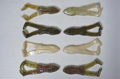 5 Packs - 3.5'' Strike King Shaw's Pro Series Ribbit Frog Fishing Lures! 4 colors