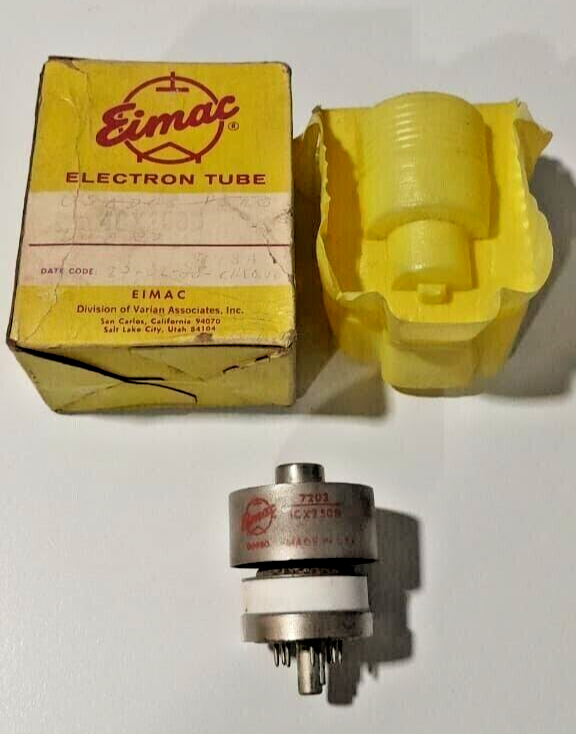 NOS NIB Eimac 4CX250B 7203 Ham Radio Transmitting Power Tube