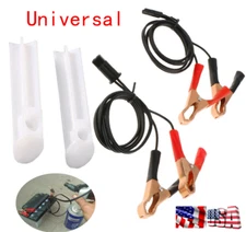 Auto Car Vehicles Tool Fuel Injector Flush Cleaner Adapter DIY Kit Set Universal