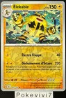 Carte Pokemon ELEKABLE 047/142 REVERSE EV7 Ecarlate et Violet 7 SCR FR NEUF