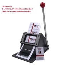 Manual PVC Business Card Cutter Round Corner Card Machine 86*54mm All Metal New