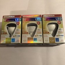 Lot Of 3 - Sylvania 50 W White High Definition LED PAR16 Dimmable 400 Lumens