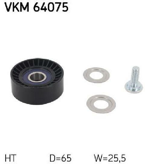 Original SKF Tensioner Ribbed Belt VKM 64075 for Mazda
